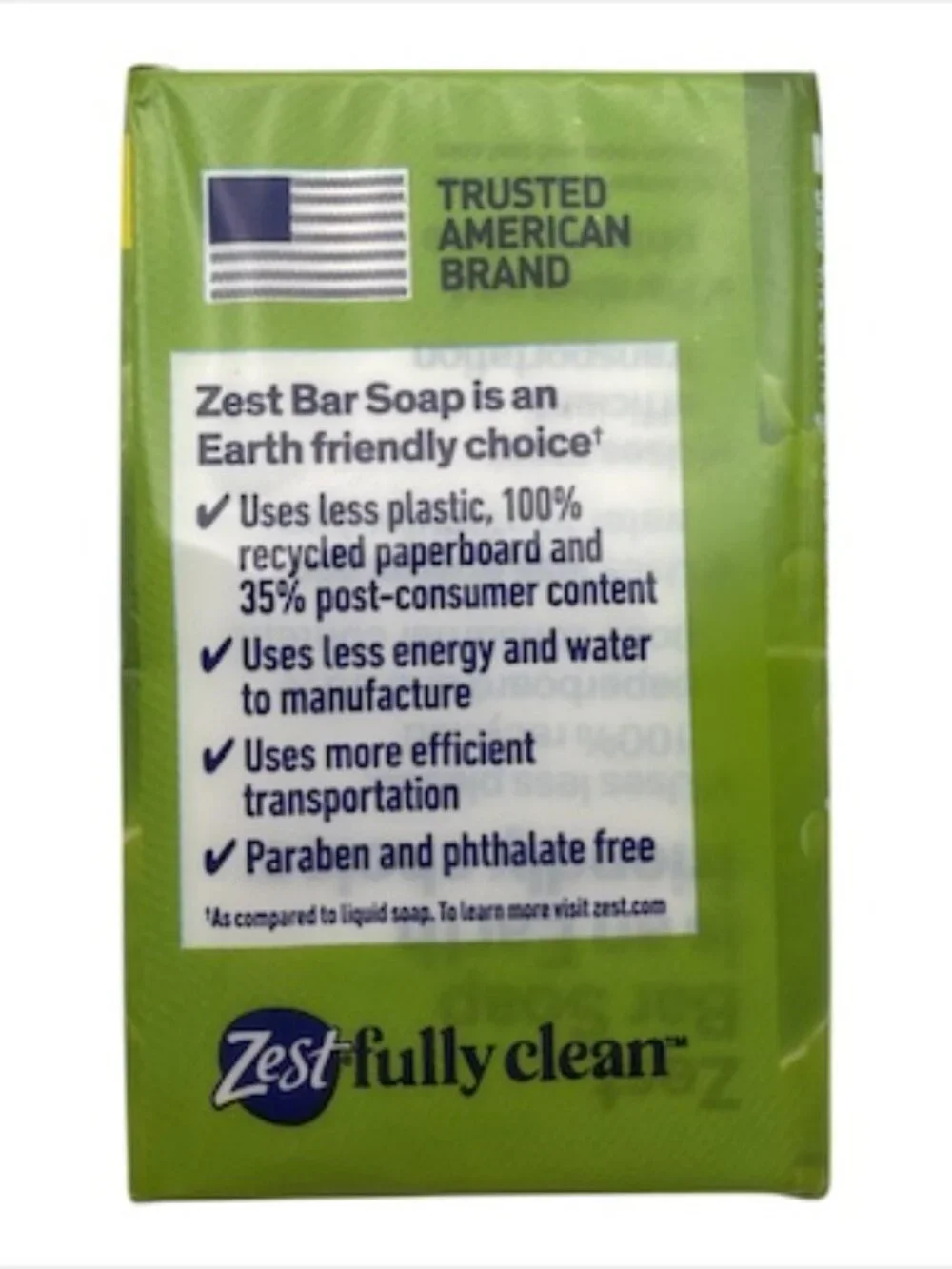 Zest‎ Soothing Aloe Deodorant Bar Soap 2 Bar pack 4.12oz Set of 2